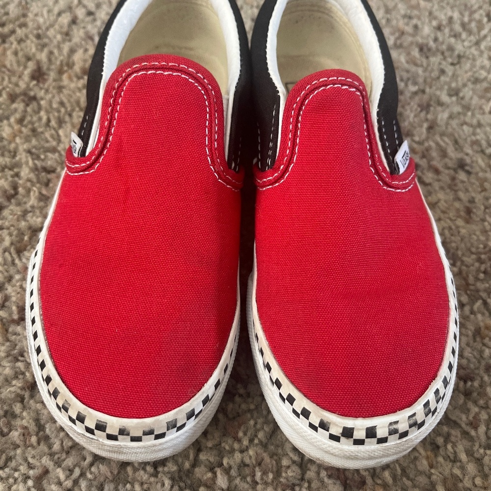 Black & Red Vans